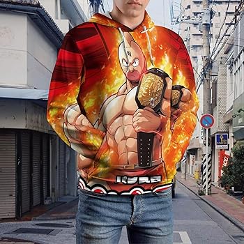 Amazon.co.jp: [ZIAJKA] キン肉マン (34) パーカー メンズ 長袖